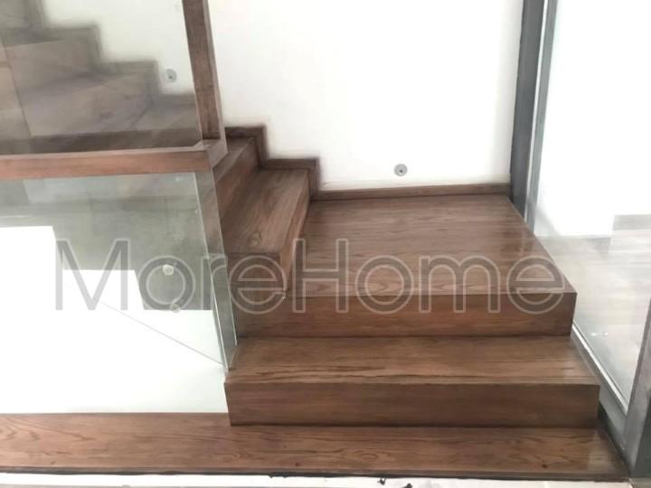 Thi công cầu thang gỗ tự nhiên